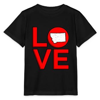Liebes montana geschenk - Stanley/Stella Kinder T-Shirt MINI CREATOR  - Schwarz - Vorne - Mikhail (115cm)