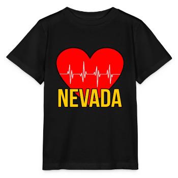 Nevada Heartbeat Cadeau - T-shirt bio MINI CREATOR Stanley/Stella Enfant - noir - Devant - Mikhail (115cm)