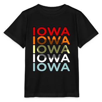 Iowa Resident Gift - Stanley/Stella MINI CREATOR Kids’ T-Shirt - black - Front - Mikhail (115cm)