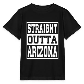 Arizona Saying Funny Arizona Gift - Stanley/Stella MINI CREATOR Kids’ T-Shirt - black - Front - Mikhail (115cm)