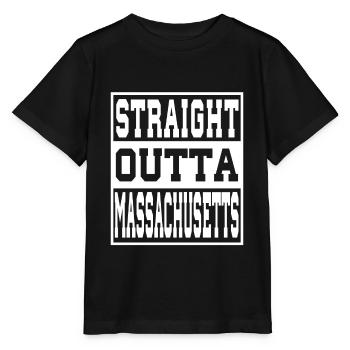 Massachusetts Spruch Lustig Massachusetts Geschenk - Stanley/Stella Kinder T-Shirt MINI CREATOR  - Schwarz - Vorne - Mikhail (115cm)