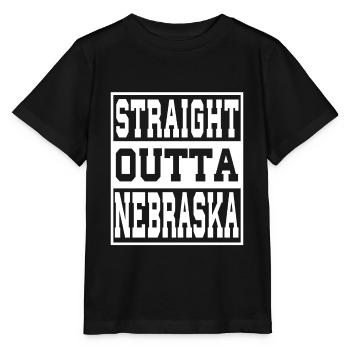 Nebraska Spruch Lustig Nebraska Geschenk - Stanley/Stella Kinder T-Shirt MINI CREATOR  - Schwarz - Vorne - Mikhail (115cm)