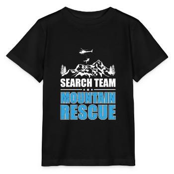 Search Rescue Mountain Rescue Repeat Search Rescue - Stanley/Stella MINI CREATOR Kids’ T-Shirt - black - Front - Mikhail (115cm)