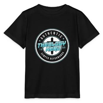 Authenitic Theology Nerd Pasteur théologien - T-shirt bio MINI CREATOR Stanley/Stella Enfant - noir - Devant - Mikhail (115cm)