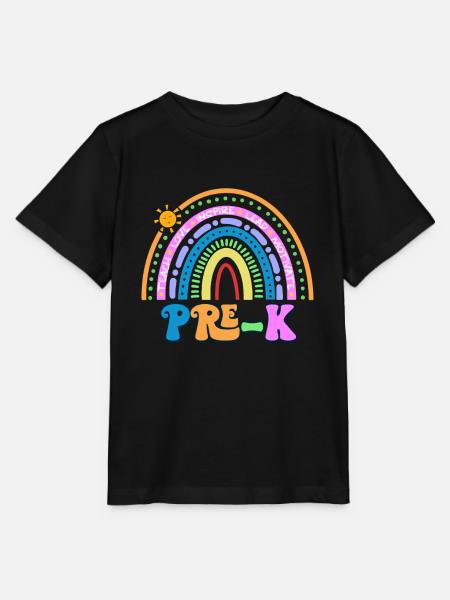 Pre K Rainbow - Stanley/Stella Kinder T-Shirt MINI CREATOR  - Schwarz