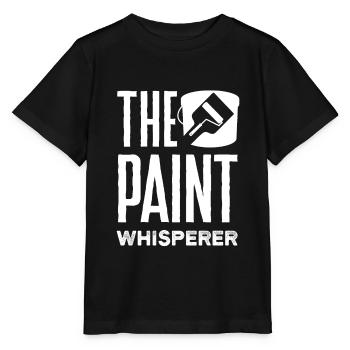 Painter Painting The Paint Whisperer - Stanley/Stella MINI CREATOR Kids’ T-Shirt - black - Front - Mikhail (115cm)