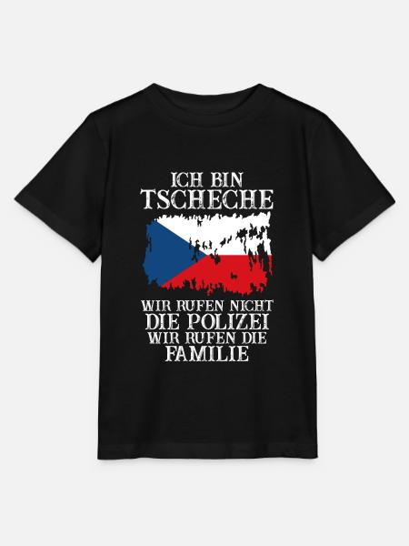 Tschechien Tscheche Tschechisches - Stanley/Stella Kinder T-Shirt MINI CREATOR - Schwarz