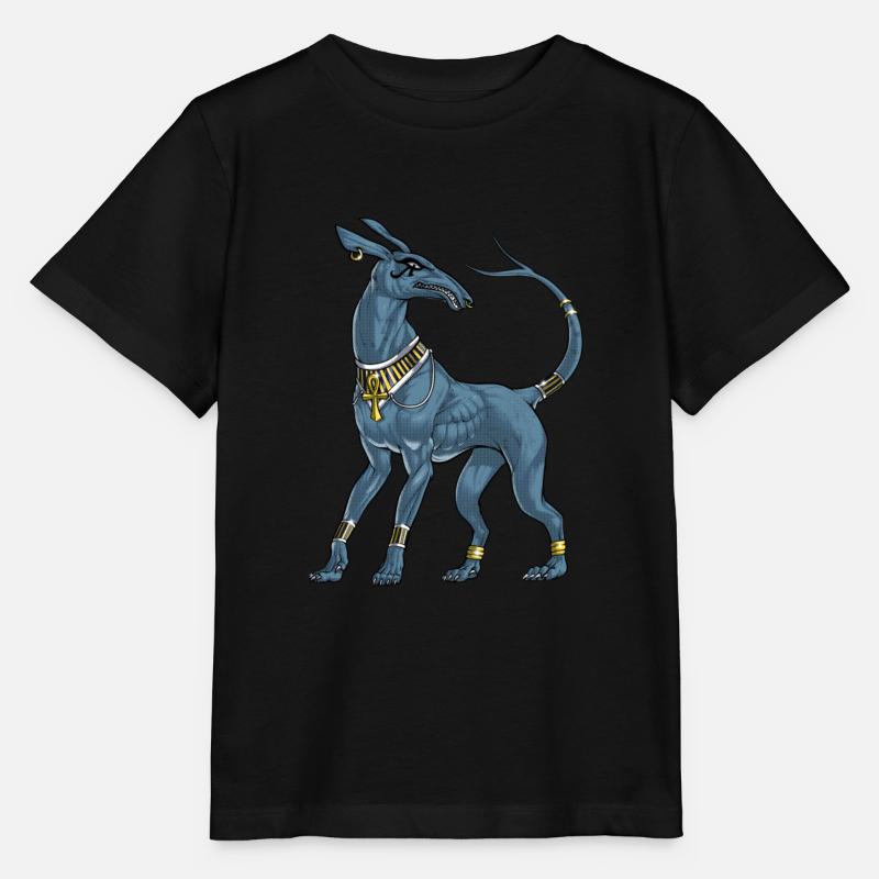 Ensemble de divinité de la mythologie égyptienne - T-shirt bio MINI CREATOR Stanley/Stella Enfant - noir