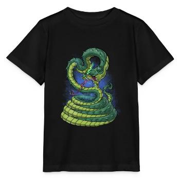 Ancient Egyptian Mythology Deity Apep - Stanley/Stella MINI CREATOR Kids’ T-Shirt - black - Front - Mikhail (115cm)