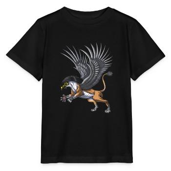 Ancient Egyptian Mythology Deity Hieracosphinx - Stanley/Stella MINI CREATOR Kids’ T-Shirt - black - Front - Mikhail (115cm)