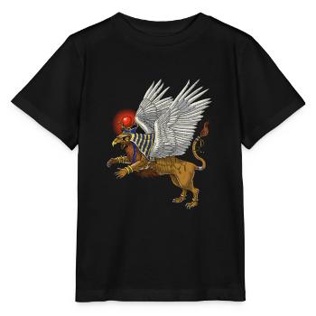 Altägyptische Mythologie Griffin - Stanley/Stella Kinder T-Shirt MINI CREATOR  - Schwarz - Vorne - Mikhail (115cm)