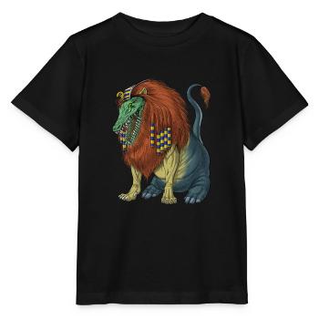 Egyptian Mythology Deity Ammit - Stanley/Stella MINI CREATOR Kids’ T-Shirt - black - Front - Mikhail (115cm)