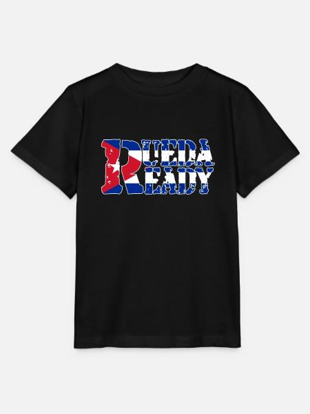 Salsa Rueda de Casino Drapeau Cuba Rueda Ready - T-shirt bio MINI CREATOR Stanley/Stella Enfant - noir