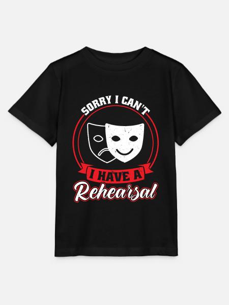 Ich Habe Eine Probe - Theater - Stanley/Stella Kinder T-Shirt MINI CREATOR - Schwarz