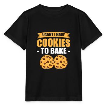 Cuisson de gâteaux Boulangerie Pain Cuisson du beurre Boulanger - T-shirt bio MINI CREATOR Stanley/Stella Enfant - noir - Devant - Mikhail (115cm)
