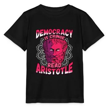 Greek Mythology Design for a Greek Philosophers - Stanley/Stella MINI CREATOR Kids’ T-Shirt - black - Front - Mikhail (115cm)