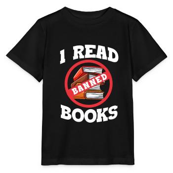 Lesen - Stanley/Stella Kinder T-Shirt MINI CREATOR  - Schwarz - Vorne - Mikhail (115cm)