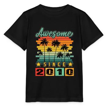 Awesome Since 2010 - Stanley/Stella Kinder T-Shirt MINI CREATOR  - Schwarz - Vorne - Mikhail (115cm)