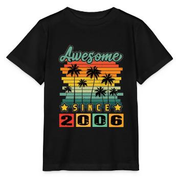 Awesome Since 2006 - Stanley/Stella Kinder T-Shirt MINI CREATOR  - Schwarz - Vorne - Mikhail (115cm)