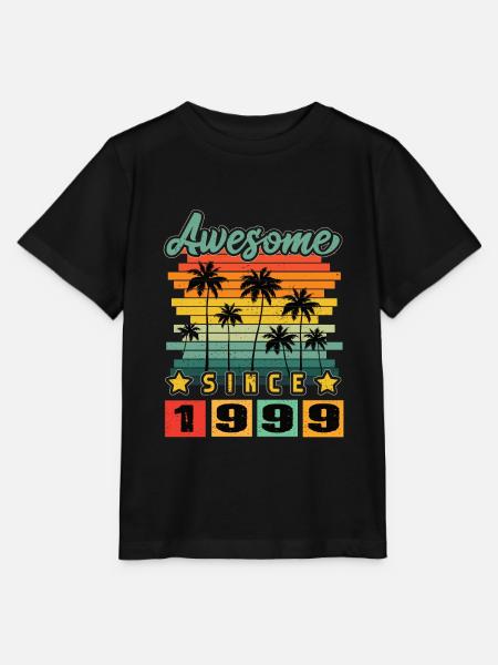 Awesome Since 1999 - Stanley/Stella Kinder T-Shirt MINI CREATOR  - Schwarz