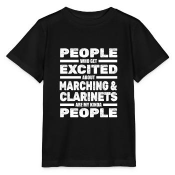 Spielmannszug Fanfarenzug Clarinette Musique de cuivres - T-shirt bio MINI CREATOR Stanley/Stella Enfant - noir - Devant - Mikhail (115cm)