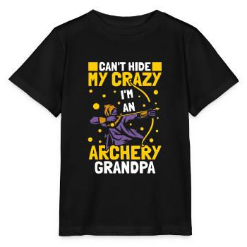 Tir à l’arc Flèche Tir à l’arc Tir à l’arc - T-shirt bio MINI CREATOR Stanley/Stella Enfant - noir - Devant - Mikhail (115cm)