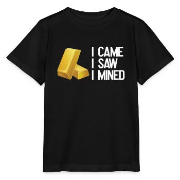 Gold Mining Gold Mine - Stanley/Stella MINI CREATOR Kids’ T-Shirt - black - Front - Mikhail (115cm)