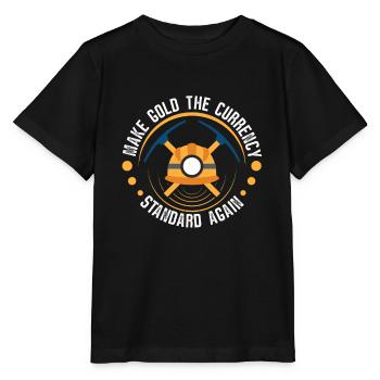 Gold Mining Gold Mine - Stanley/Stella MINI CREATOR Kids’ T-Shirt - black - Front - Mikhail (115cm)
