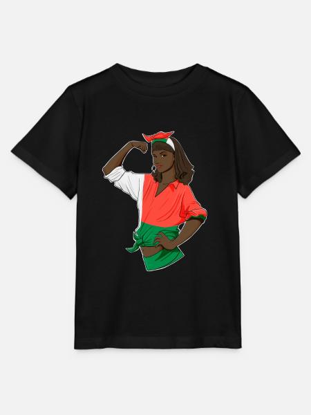 Madagascar Girl Unbreakable I Madagascar Héritage - T-shirt bio MINI CREATOR Stanley/Stella Enfant - noir