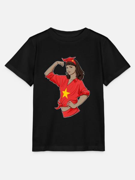 Vietnamese Girl Unbreakable Vietnamese Heritage - Stanley/Stella Kinder T-Shirt MINI CREATOR - Schwarz