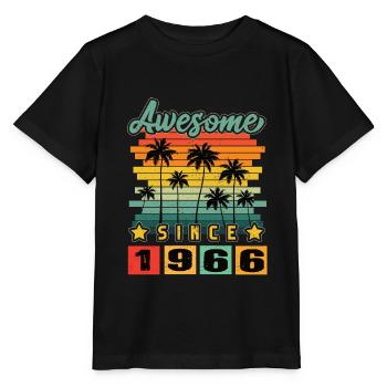 Awesome Since 1966 - Stanley/Stella Kinder T-Shirt MINI CREATOR  - Schwarz - Vorne - Mikhail (115cm)