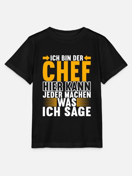Abteilungsleiter Chef - Stanley/Stella Kinder T-Shirt MINI CREATOR  - Schwarz