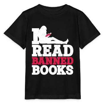 J’ai lu des livres interdits 39 - T-shirt bio MINI CREATOR Stanley/Stella Enfant - noir - Devant - Mikhail (115cm)