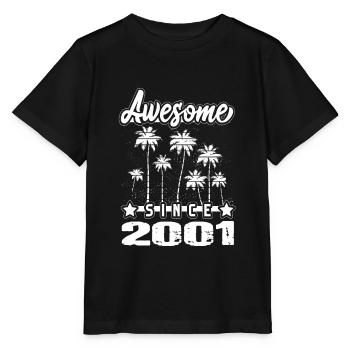 Awesome Since 2001 - Stanley/Stella Kinder T-Shirt MINI CREATOR  - Schwarz - Vorne - Mikhail (115cm)