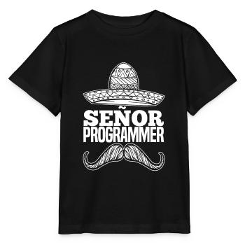 Programmierer Coder Software Entwickler - Stanley/Stella Kinder T-Shirt MINI CREATOR  - Schwarz - Vorne - Mikhail (115cm)