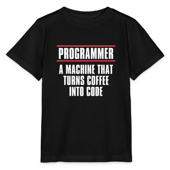 Programmierer Coder Software Entwickler - Stanley/Stella Kinder T-Shirt MINI CREATOR  - Schwarz - Vorne - Mikhail (115cm)