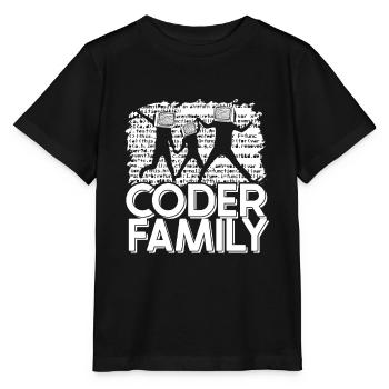 Programmierer Coder Software Entwickler - Stanley/Stella Kinder T-Shirt MINI CREATOR  - Schwarz - Vorne - Mikhail (115cm)
