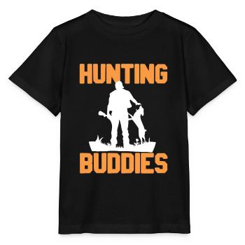 Hunting Buddies Awesome Hunter T-Shirt - T-shirt bio MINI CREATOR Stanley/Stella Enfant - noir - Devant - Mikhail (115cm)