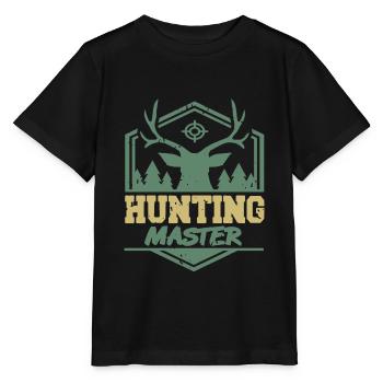 Vintage Hunting Master Awesome Buck Hunter Thé - T-shirt bio MINI CREATOR Stanley/Stella Enfant - noir - Devant - Mikhail (115cm)