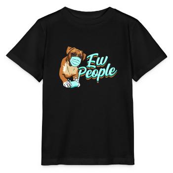 Ew People - bester Freund des Menschen - Stanley/Stella Kinder T-Shirt MINI CREATOR  - Schwarz - Vorne - Mikhail (115cm)