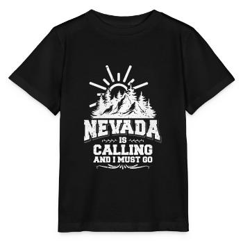 Nevada Geschenkidee - Stanley/Stella Kinder T-Shirt MINI CREATOR  - Schwarz - Vorne - Mikhail (115cm)