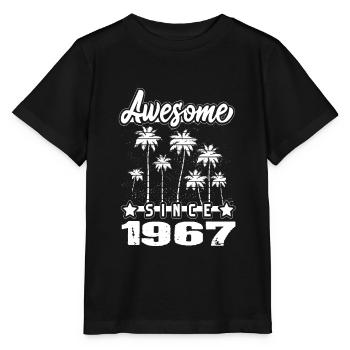 Awesome Since 1967 - Stanley/Stella Kinder T-Shirt MINI CREATOR  - Schwarz - Vorne - Mikhail (115cm)