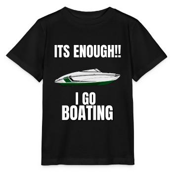 Boot Regatta . Motorboot Motoryacht . Yacht Segeln - Stanley/Stella Kinder T-Shirt MINI CREATOR  - Schwarz - Vorne - Mikhail (115cm)