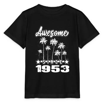 Awesome Since 1953 - Stanley/Stella Kinder T-Shirt MINI CREATOR  - Schwarz - Vorne - Mikhail (115cm)