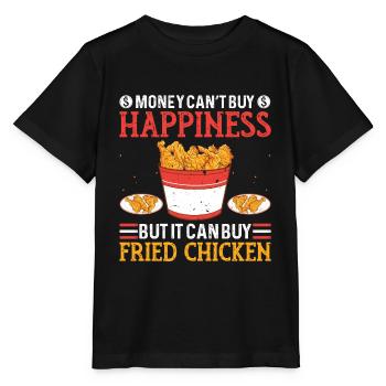 Fast Food Brathähnchen Foodaholic Lifestyle Gesche - Stanley/Stella Kinder T-Shirt MINI CREATOR  - Schwarz - Vorne - Mikhail (115cm)
