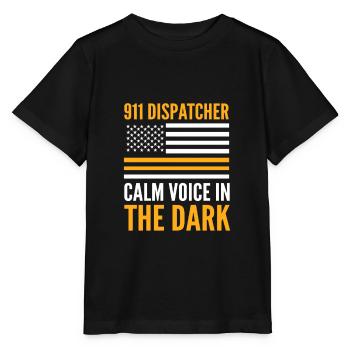 Notruf Disponent Notfall Ersthelfer Notfall-Di - Stanley/Stella Kinder T-Shirt MINI CREATOR  - Schwarz - Vorne - Mikhail (115cm)