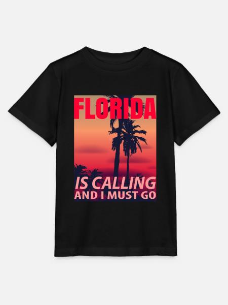Florida abenteurer geschenk - Stanley/Stella Kinder T-Shirt MINI CREATOR - Schwarz