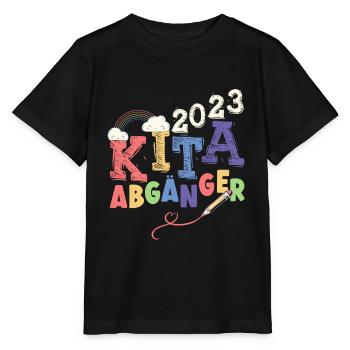 Kita Abgänger 2023 Kindergarten Geschenk - Stanley/Stella Kinder T-Shirt MINI CREATOR  - Schwarz - Vorne - Mikhail (115cm)