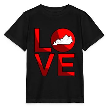 Liebes kentucky geschenk - Stanley/Stella Kinder T-Shirt MINI CREATOR  - Schwarz - Vorne - Mikhail (115cm)