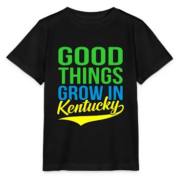 Wachsen Sie In Kentucky-geschenk - Stanley/Stella Kinder T-Shirt MINI CREATOR  - Schwarz - Vorne - Mikhail (115cm)